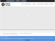 Tablet Screenshot of forzavitale.es